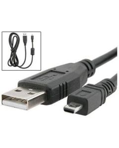Link It Olympus Stylus Traveller SZ-15 USB Cable - UC-E6 USB