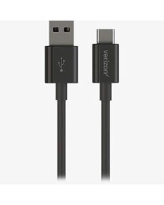 Verizon USB Data Cable 6-ft. for USB-C - Black