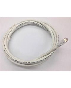 6FT New 1200MHz 10GB White Cat-8 Shielded Ethernet Patch Cable with RJ45 Connectors