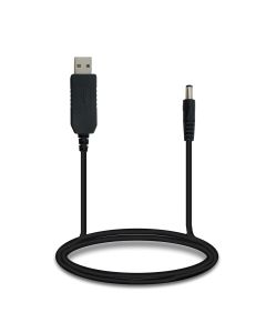 9V USB Cable, DC 5V Set Up to 9 Volt Converter Power Cord, Barrel Tip 5.5 X 2.5MM