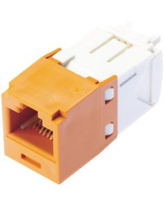 Panduit CJ688TGOR Category-6 8-Wire TG-Style Jack Module, Orange